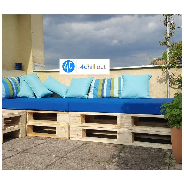 Sedežna blazina za palete-120x80x10cm, outdoor tkanina