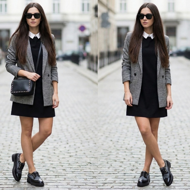 ANA LUBLIN oxford čevlji s platformo: 40