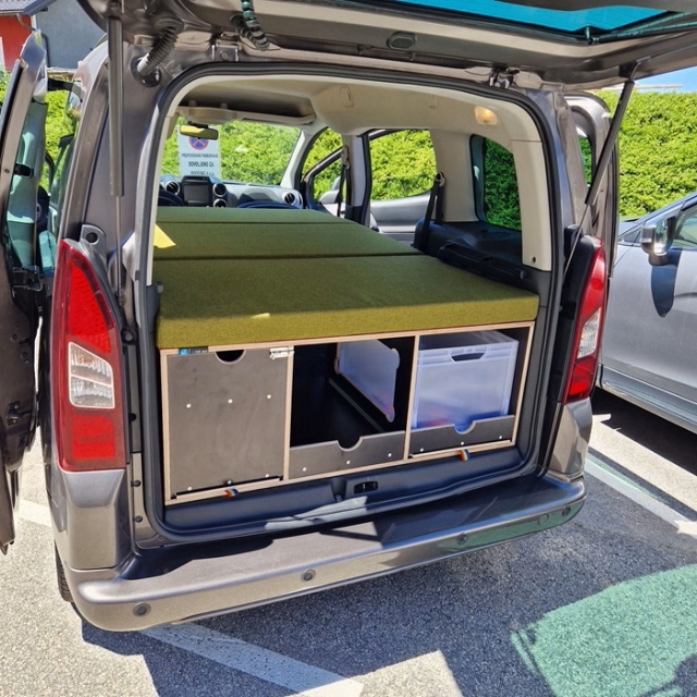 Blazina preklopna 3x za avtodom, počitniška prikolica, kamper 120x190x10cm