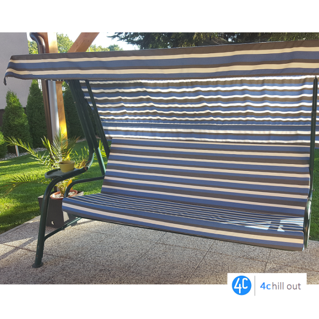 Blazina za gugalnico, komplet: 170x60x10cm + 170x60x10cm