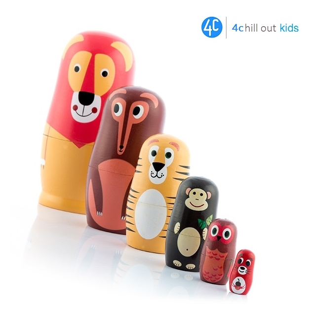 Lesena igra s Figuricami Živali