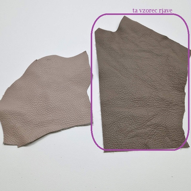Ostanki naravnega usnja RJAVA paket 1 kg