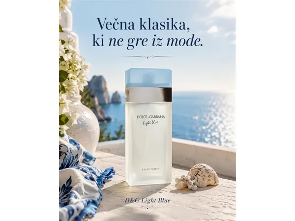 Dolce & Gabbana Light Blue – večna klasika, ki ne gre iz mode