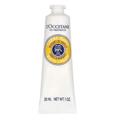 L'OCCITANE Karitejeva krema za roke z vonjem vanilije, 30ml