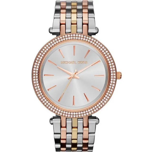 MICHAEL KORS ženske ure MK3203 Darci – dvobarvna ura s kristali