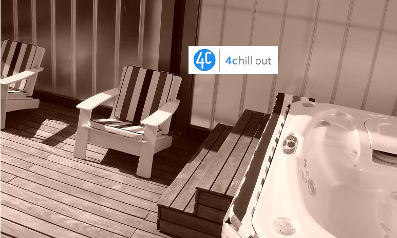 Blazine 4Chill Out na vrtnem stolu